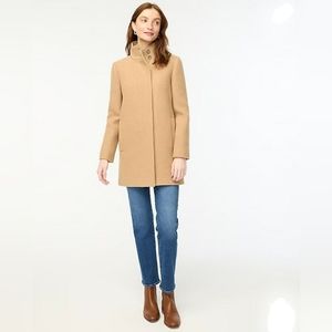 New! J.Crew Factory City Coat Heather Acorn 8